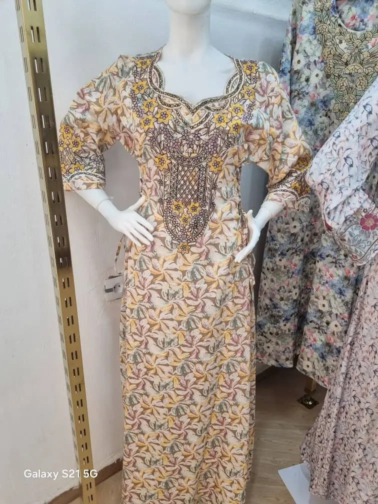 Mkhawar Luxe Italien – Soie Royale Brodée